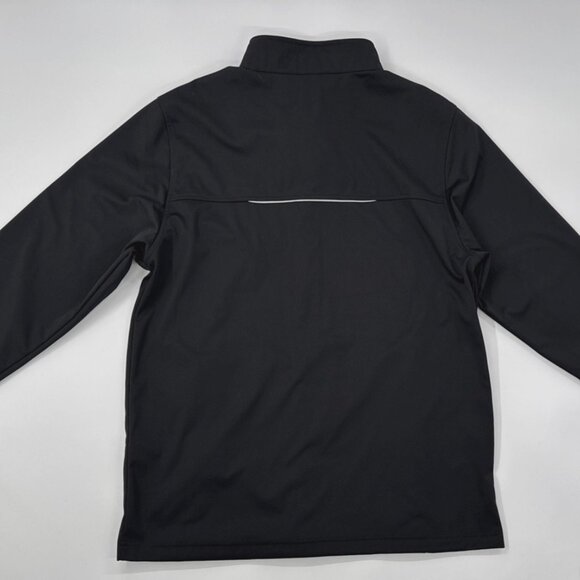 Hard Rock Cafe Biloxi Tech Jacket Mens Medium Black Performance Stretch Zip NEW - Picture 2 of 14